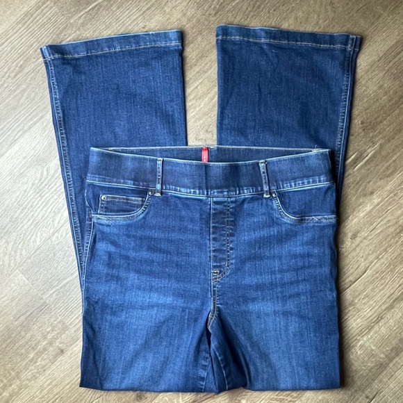 Spanx | Blue Denim Flare Jeans - Picture 2 of 11